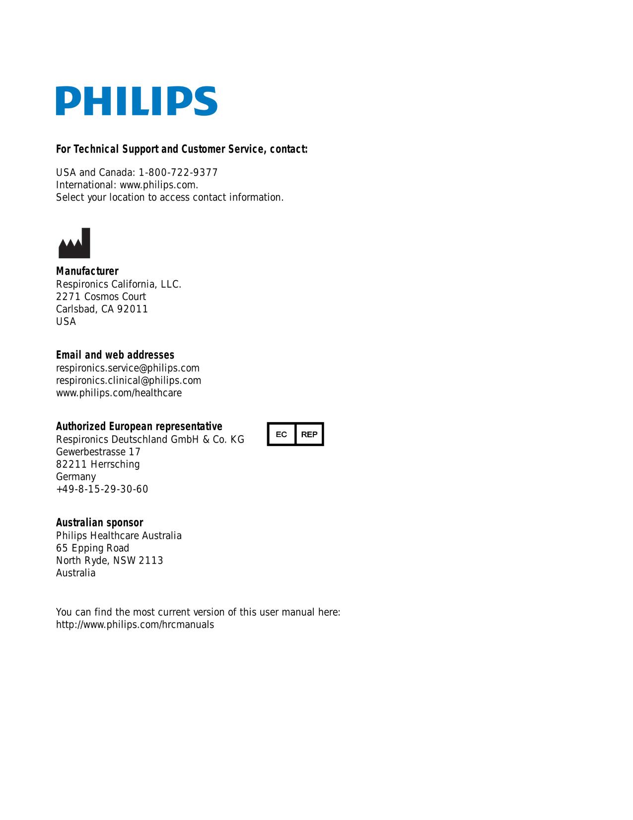 Reach out Modernize irony Philips Respironics V60 User Manual : Free Download, Borrow, and Streaming  : Internet Archive